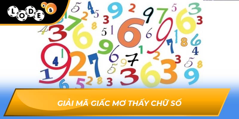 mơ thấy chữ số